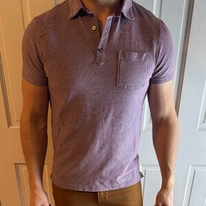 Banana Republic Men’s Burgundy Polo